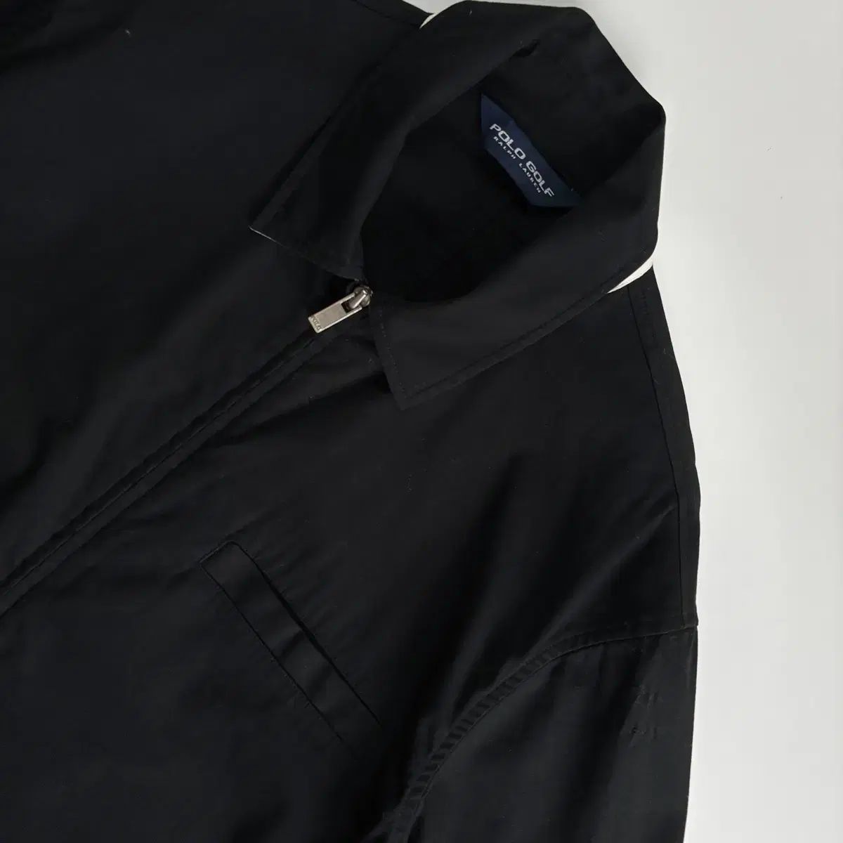 ポロ Ralph Lauren ラルフローレン 90s 黒 2 ー way ポケット ジャケット