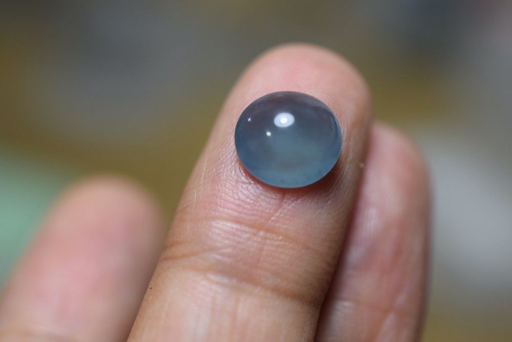 RS7-52 宝石質 氷藍水 天然グアテマラ産 A貨 本翡翠 ルース 裸石 硬玉  