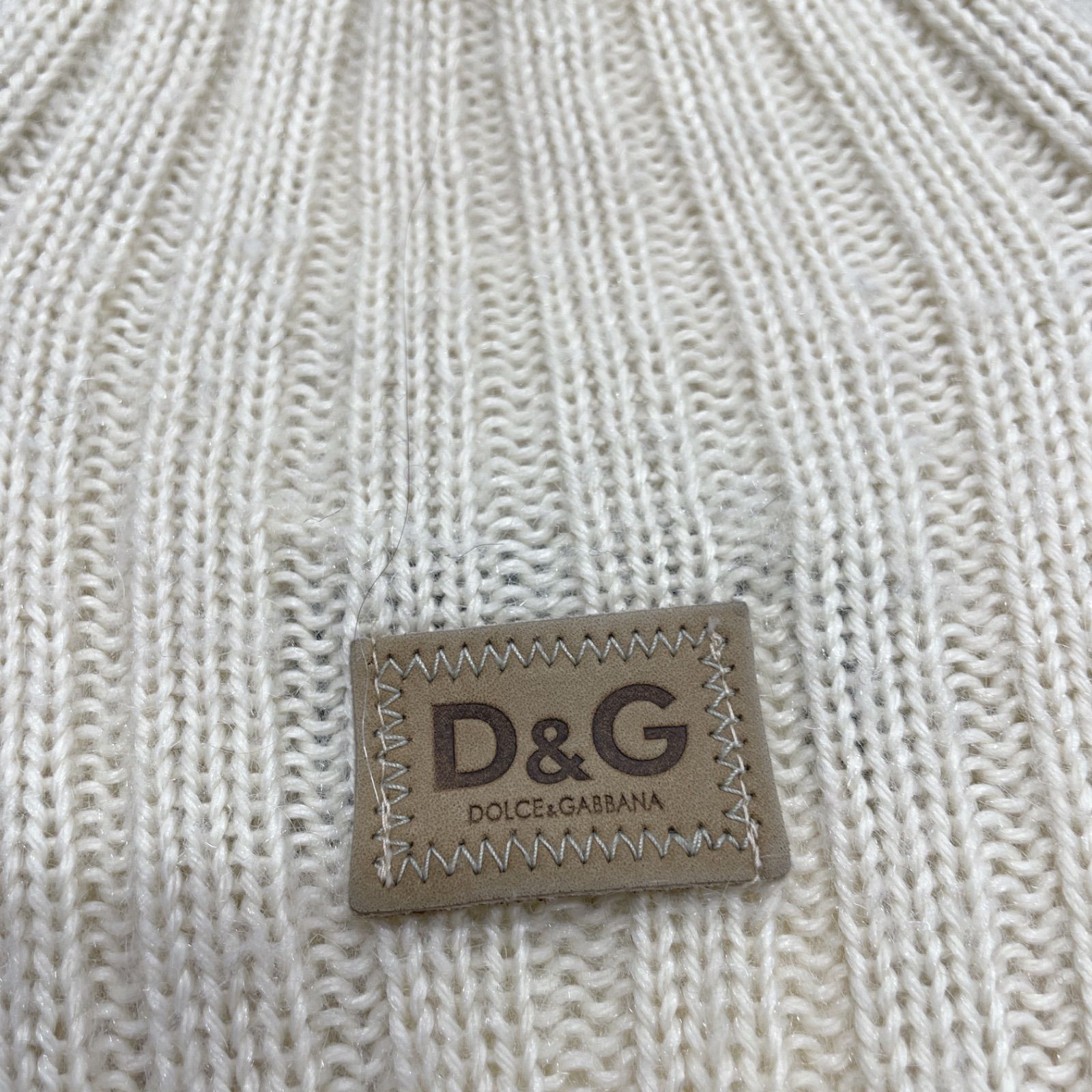 正規品 イタリア製D&G タートルネックニット D&G DOLCE&GABBANA ドルチェアンドガッバーナ ニットトップス リブ