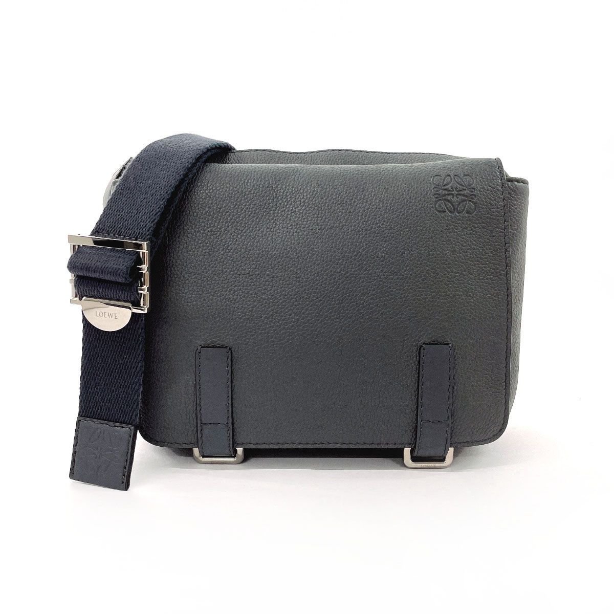 Uni & co.ユニアンドコーレザーメッセンジャーバッグ キャメル Uni&co