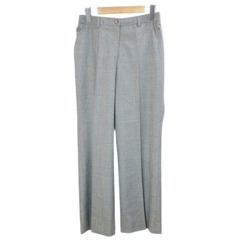 アクリス AKRIS 美品 パンツ スラックス ウール ストレート 日本サイズ