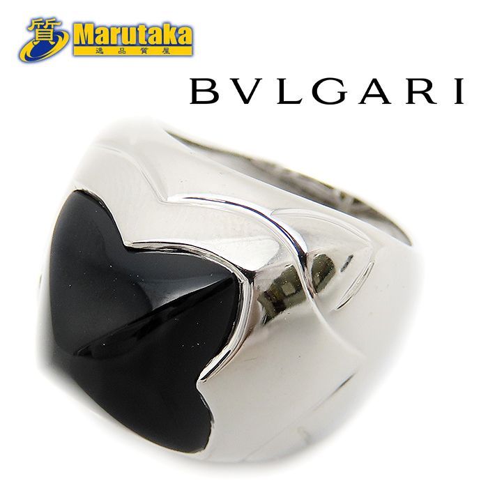 BVLGARI ブルガリ　ピラミデ　オニキス　ホワイトゴールド