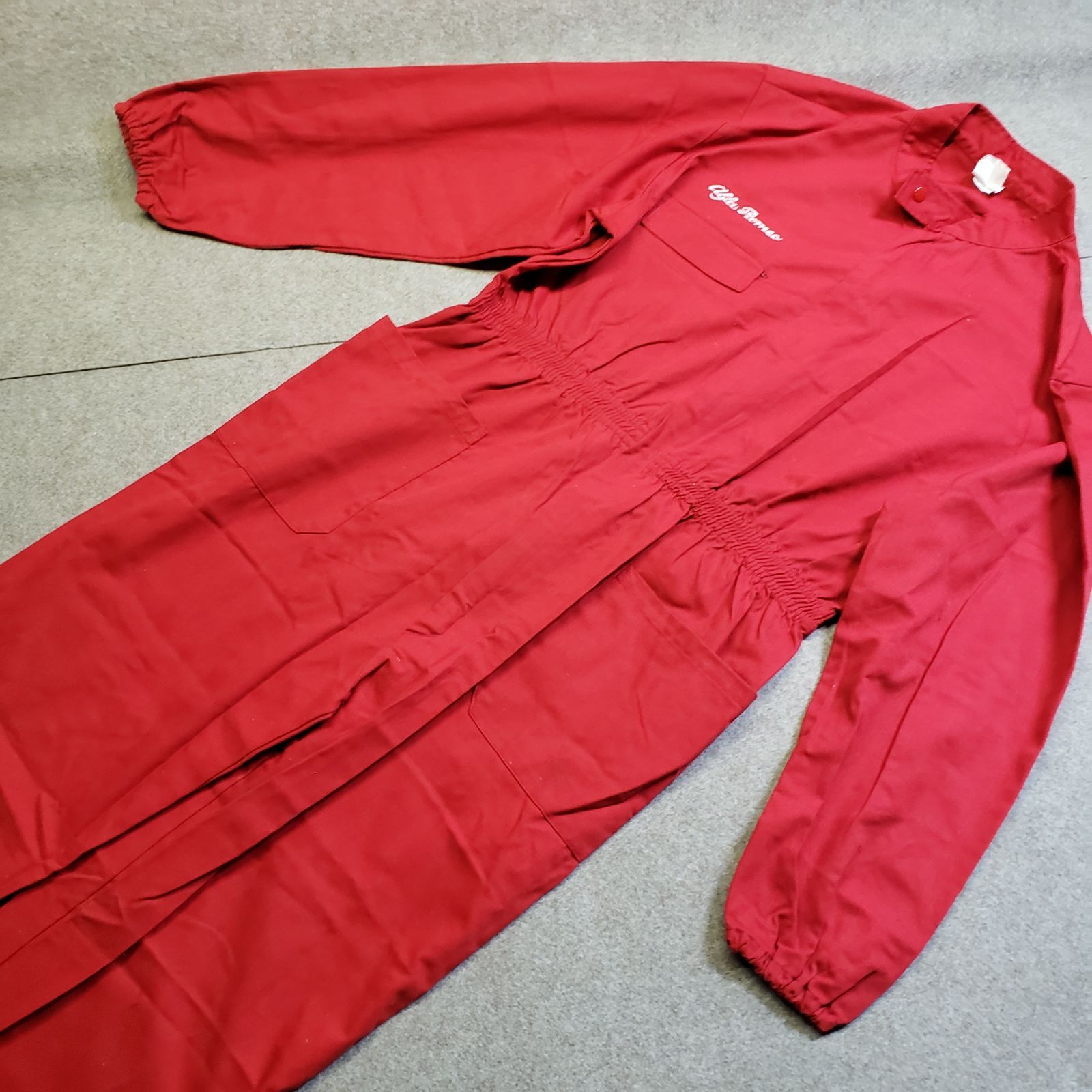 Alfa Romeo（アルファロメオ）ワークライン つなぎ 作業用 レッド系 52