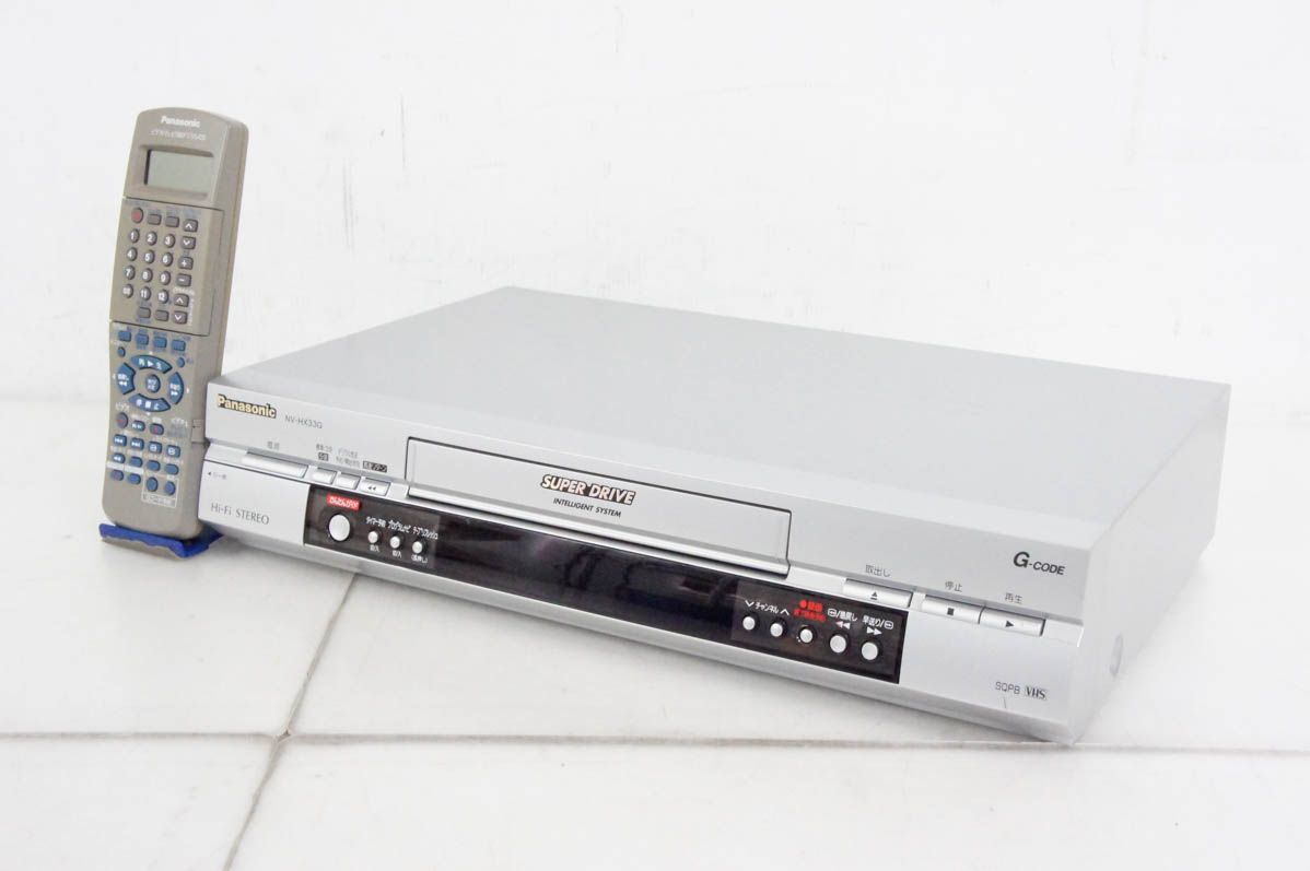 Panasonicパナソニック VHSハイファイビデオ ビデオデッキ NV-HX33G