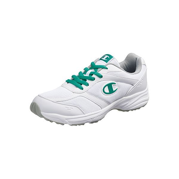 【新品・14営業日以内発送】4963507507945 KD78834 チャンピオンSC101 ホワイト／グリーン 25．0cm【沖縄離島販売不可】