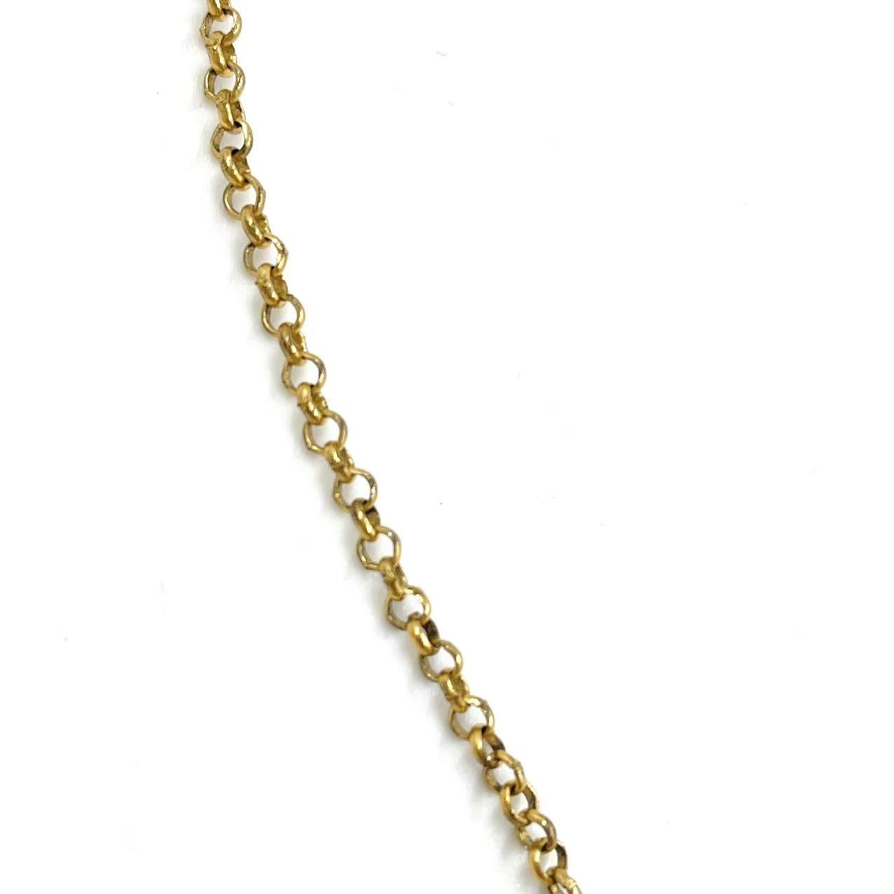 【美品】ヴィヴィアンウエストウッド　タイニーオーブネックレス　ゴールド　GP Vivienne Westwood タイニーオーブ カラーストーン GP ゴールド