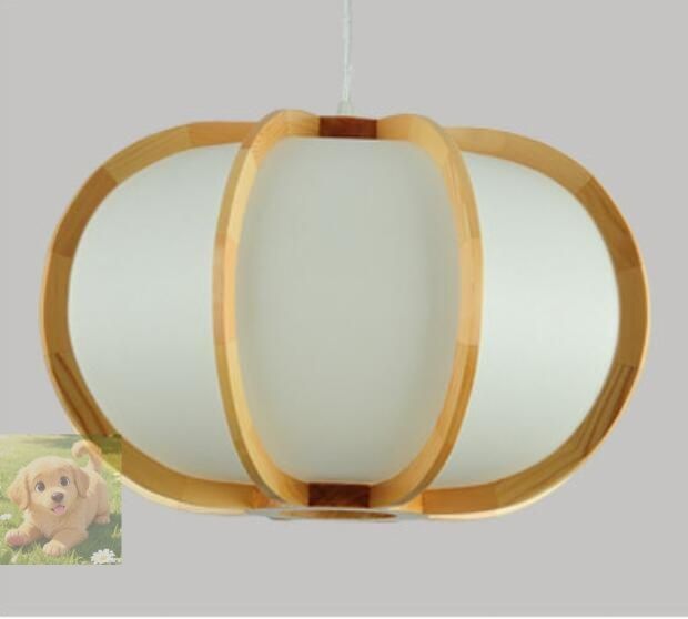 人気ペンダントライト 照明器具 hofphd リビング照明 店舗照明 天井照明 ダイニング 寝室 和室和風 木目調 カボチャ型 NEXPOTALLINN_EU