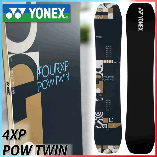 スノーボード 23-24 YONEX 4XP POWTWIN 158W ヨネックス（YONEX）（メンズ）スノーボード板 型落ち 23-24