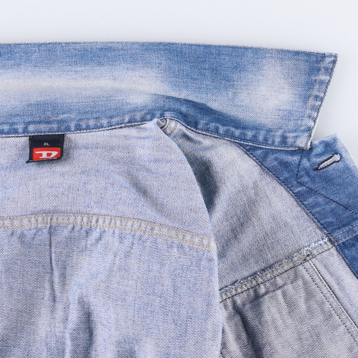 DIESEL 90年代 デニムジャケット DIESEL INDUSTRY 90年代 DIESEL Industry イタリア製 カラーデニムジャケット 襟