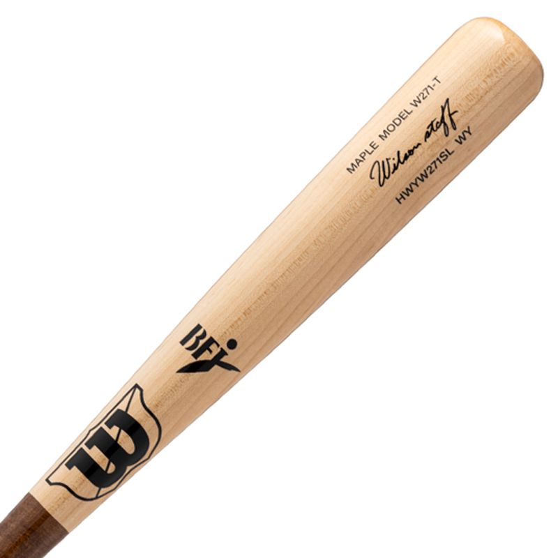 ウィルソン WILSON 硬式木製バット ウイルソンスタッフ W271S-T型 超軽量 HWYW271SL くり抜きあり 野球 硬式 バット BFJ 25SS WBW2010010