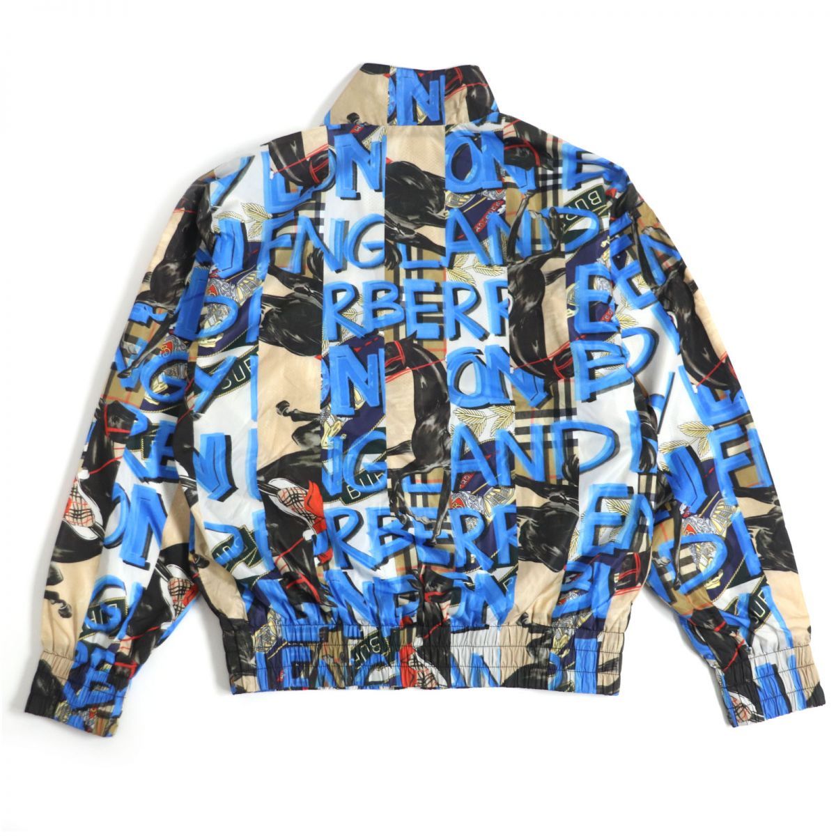 18AW バーバリー グラフィティスカーフプリント トラックジャケット