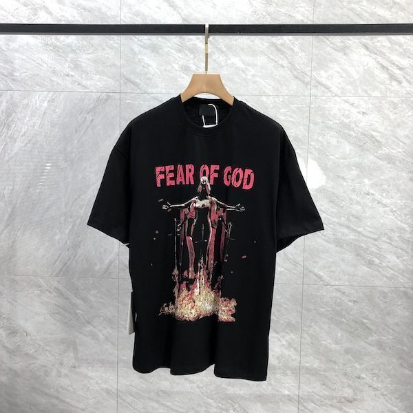 新品 FEAR OF GOD Tシャツ 半袖 男女兼用