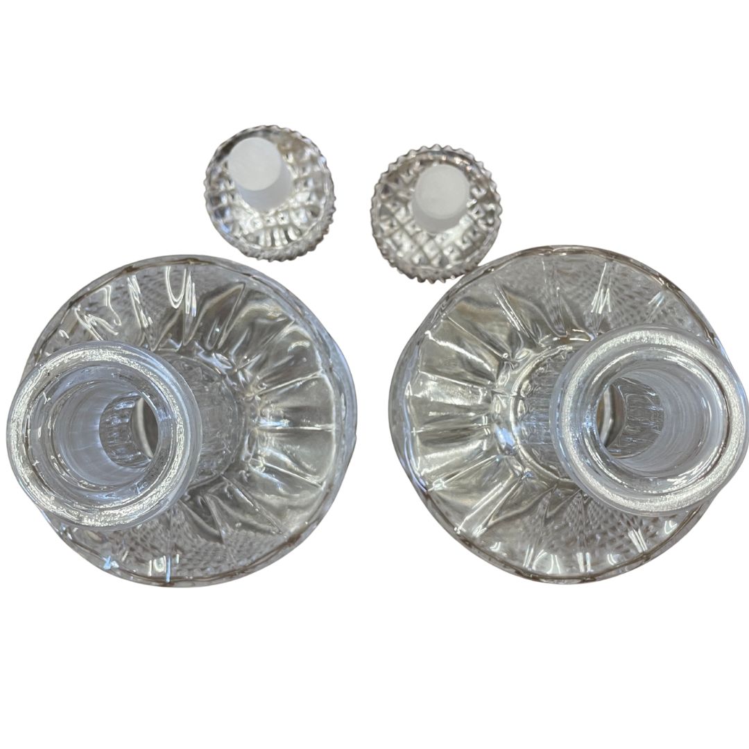 【KO】チェコスロバキア　ガラス　デキャンタ　ヒビなし　希少 KO】チェコスロバキア ガラス デキャンタ ヒビなし 希少 KO