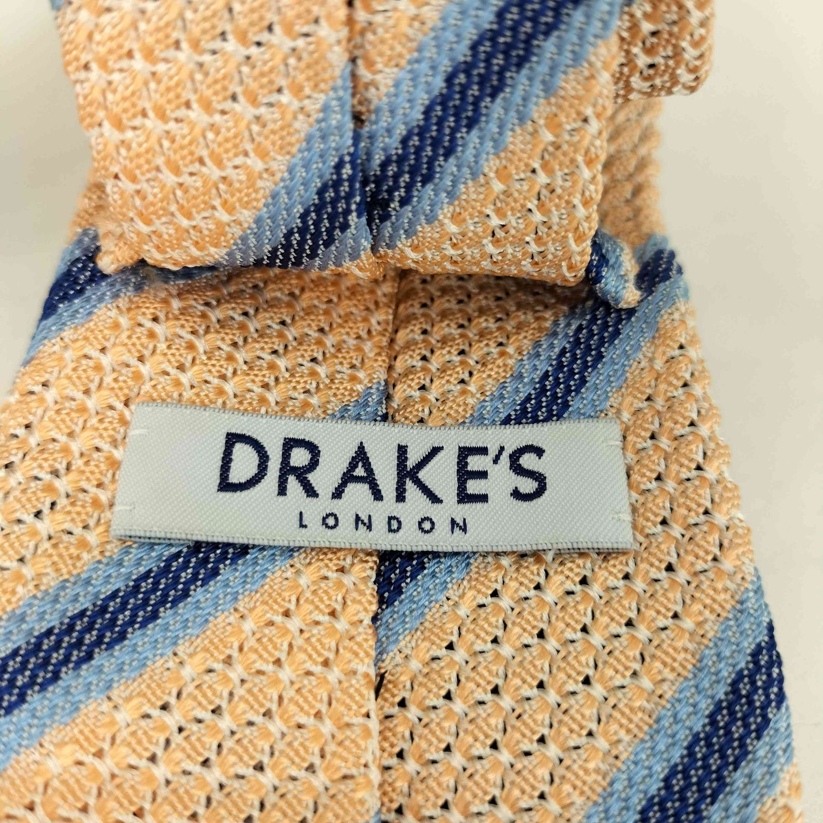 ドレイクス Drakes シルクボーダーネクタイ メンズ 表記無 