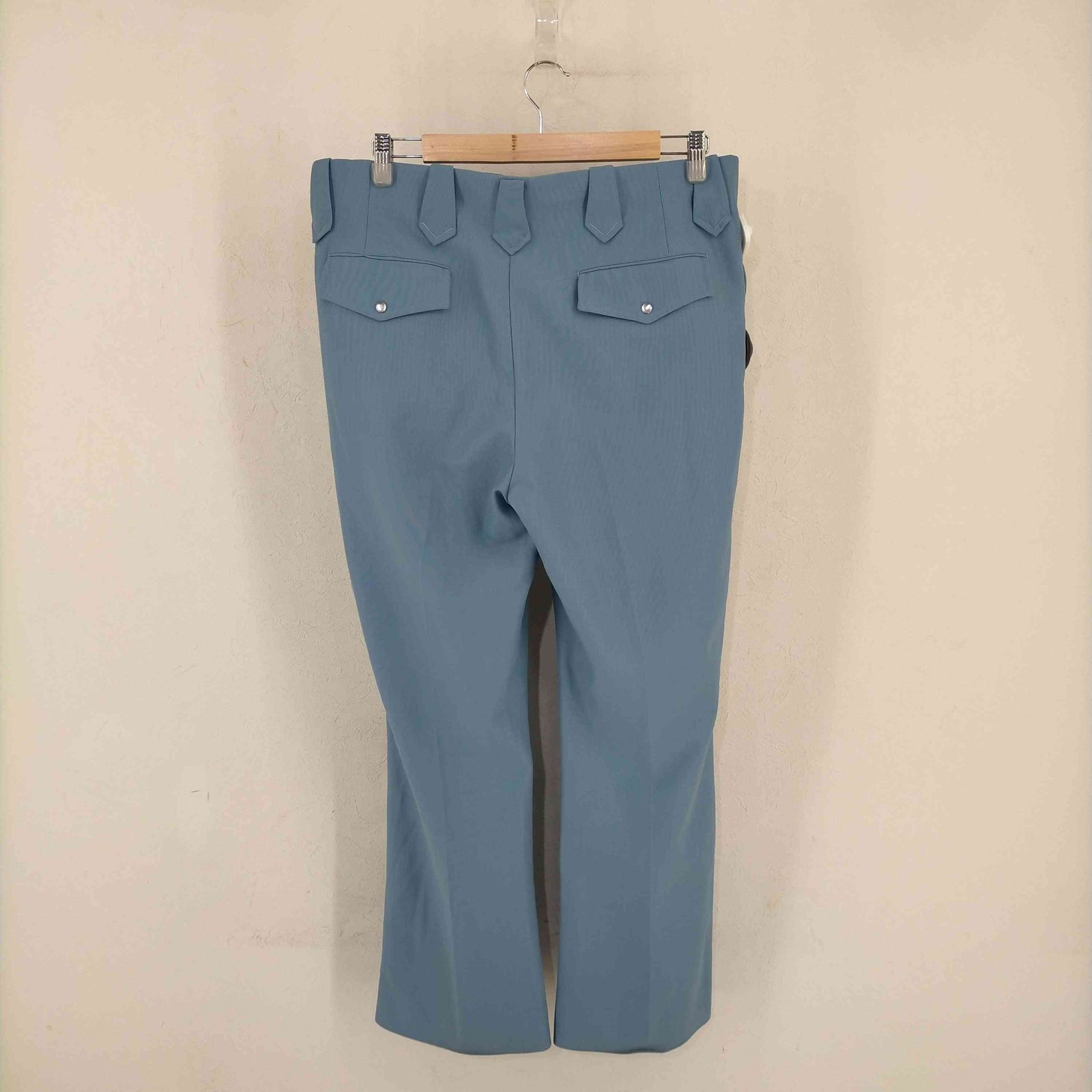 ユーズドフルギ USED古着 70s サックスブルー ウエスタンフレア