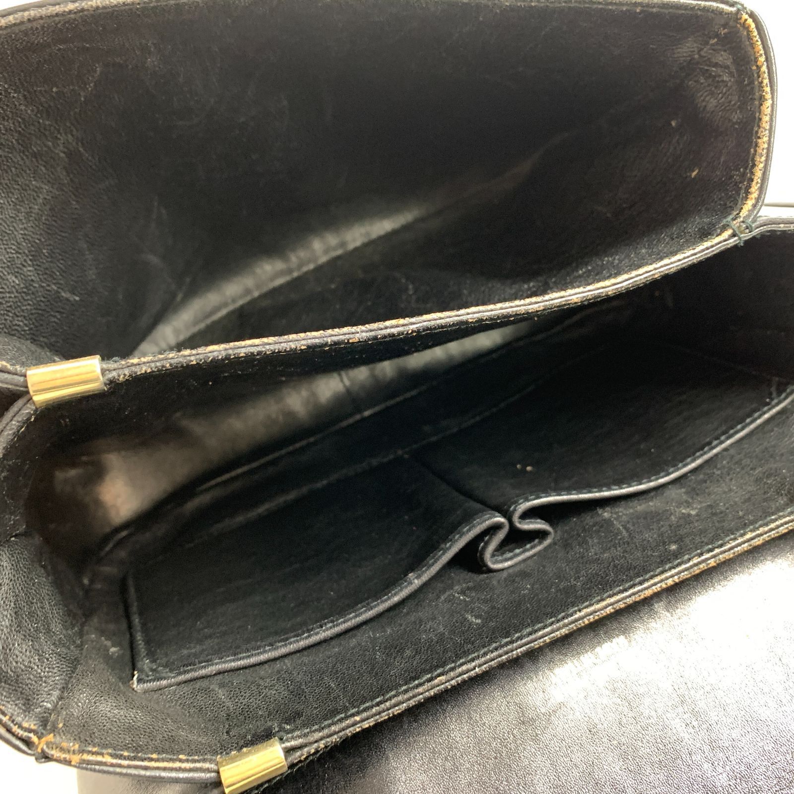 ✨激レア美品✨セリーヌ　タイバッグ　フィービー期　レザー　スリ　ゴールド金具 ✨激レア美品✨セリーヌ タイバッグ フィービー期 レザー スリ