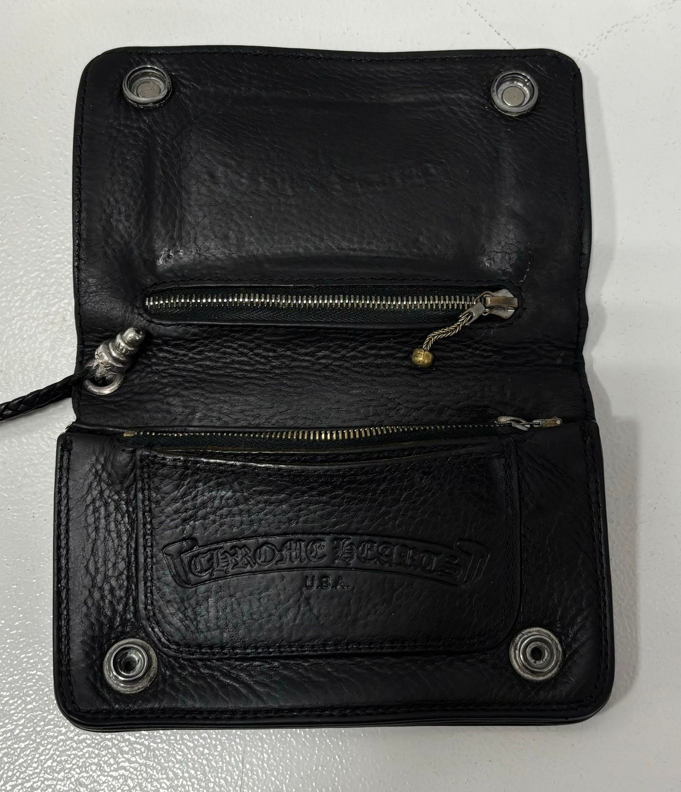 CHROME HEARTS 2ZIP STRAP/クロムハーツウォレット