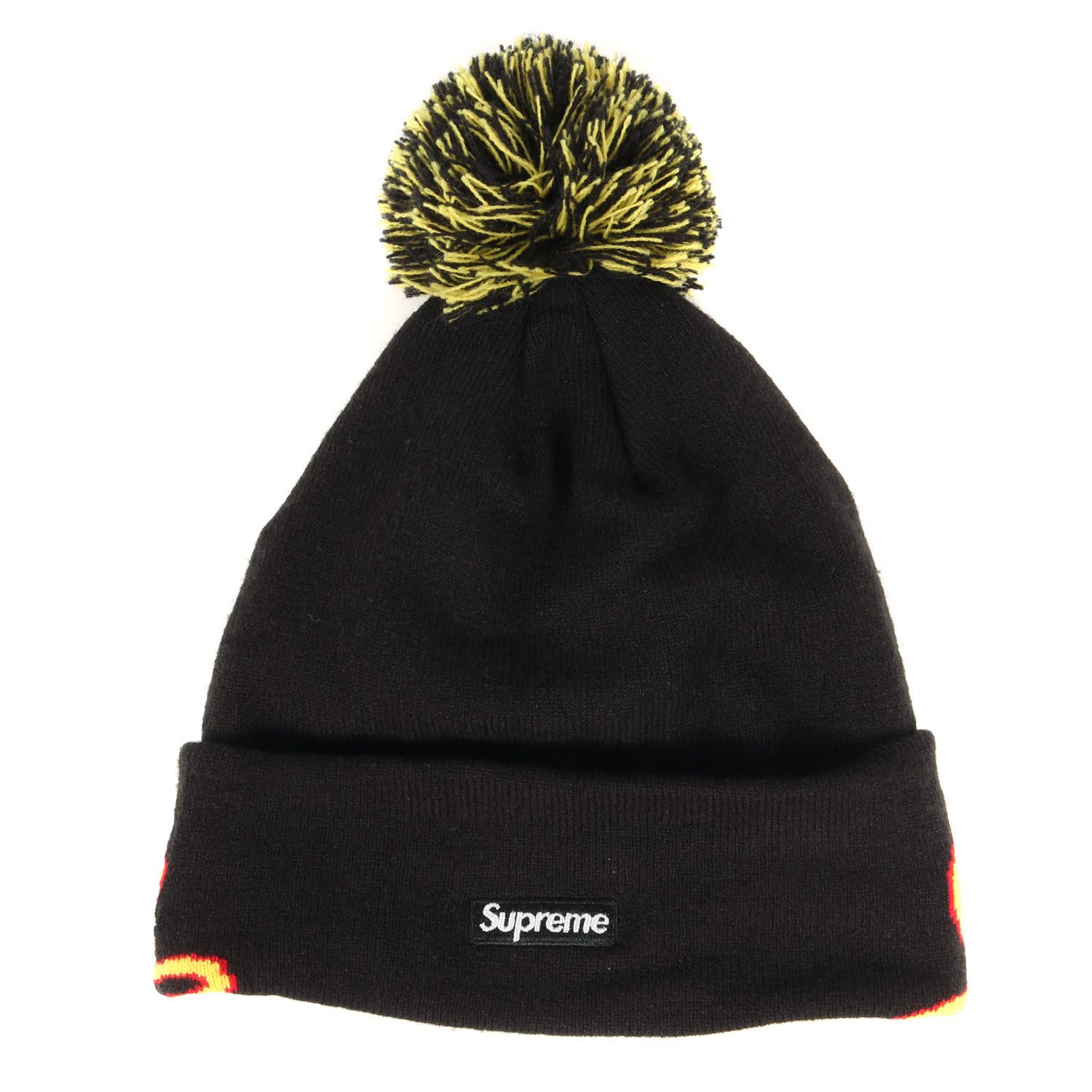 supreme NEW ERA Script Cuff Beanie ボンボン - ニットキャップ/ビーニー