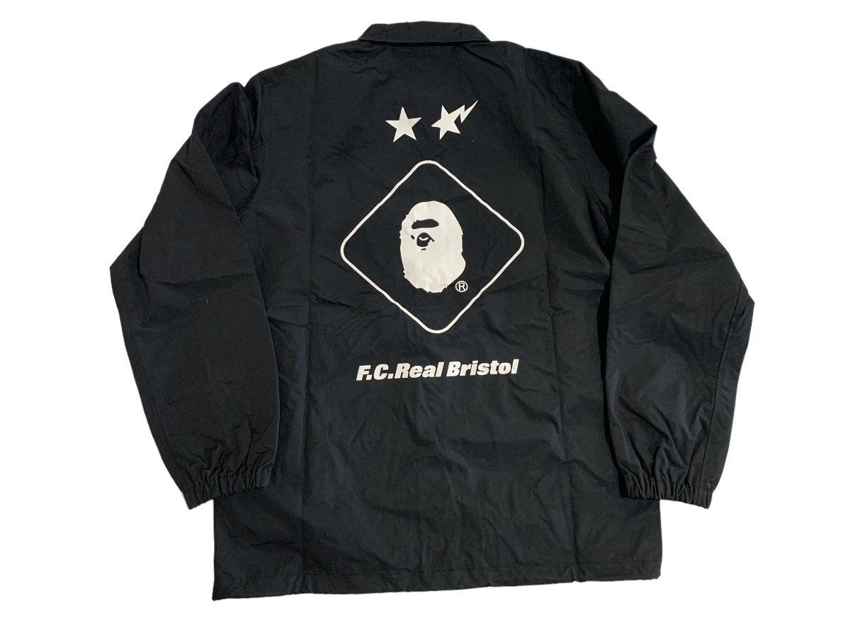 FCRB Bristol A BATHING APE コラボ FCRB-1900111 COACH JACKET エイプ コーチジャケット ナイロン  L タグ付き保管品 - メルカリ