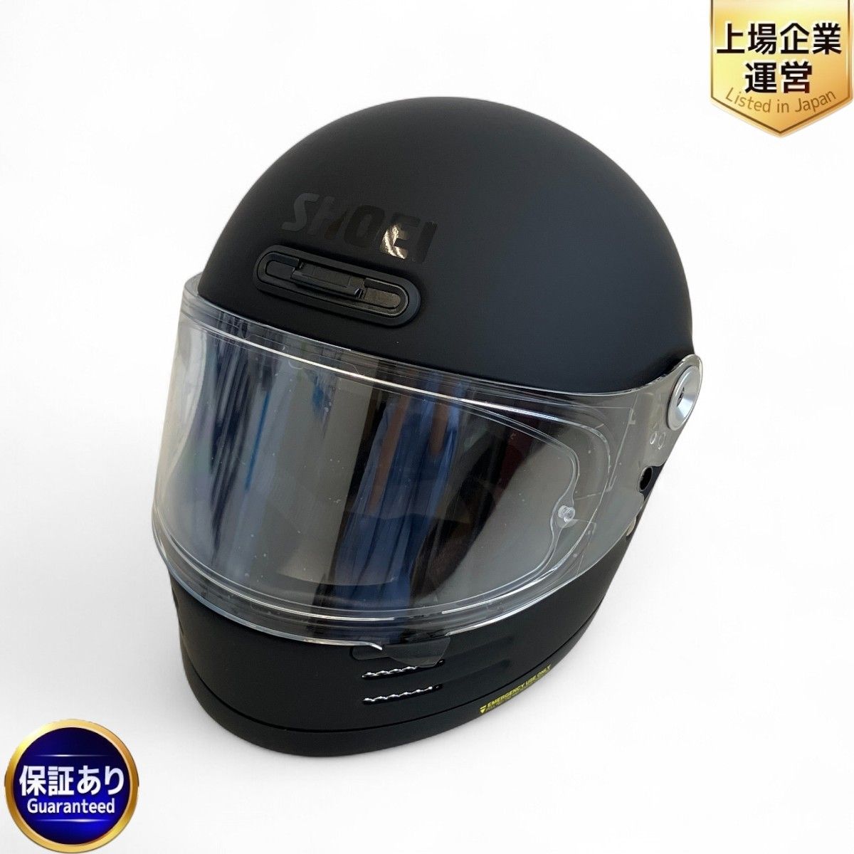 SHOEI Glamster マットブラック ヘルメット Mサイズ 20 ショウエイ グラムスター バイク用品 Z9993334