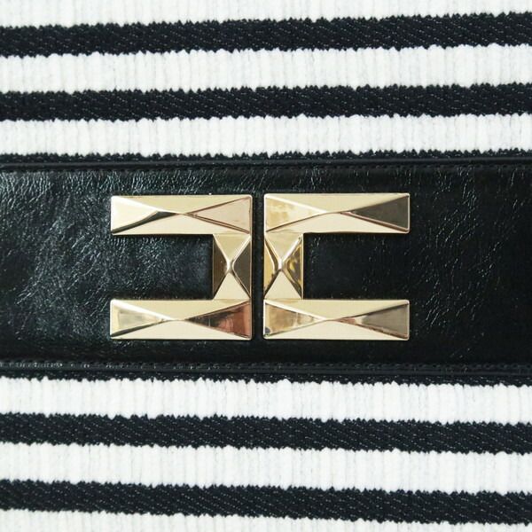 80 OFF エリザベッタフランキ ELISABETTA FRANCHI バッグ EOT1113 ブラック ホワイト レディース ハンドバッグ ショルダーバッグ 2wayバッグ バイ NEXPOTALLINN_EU