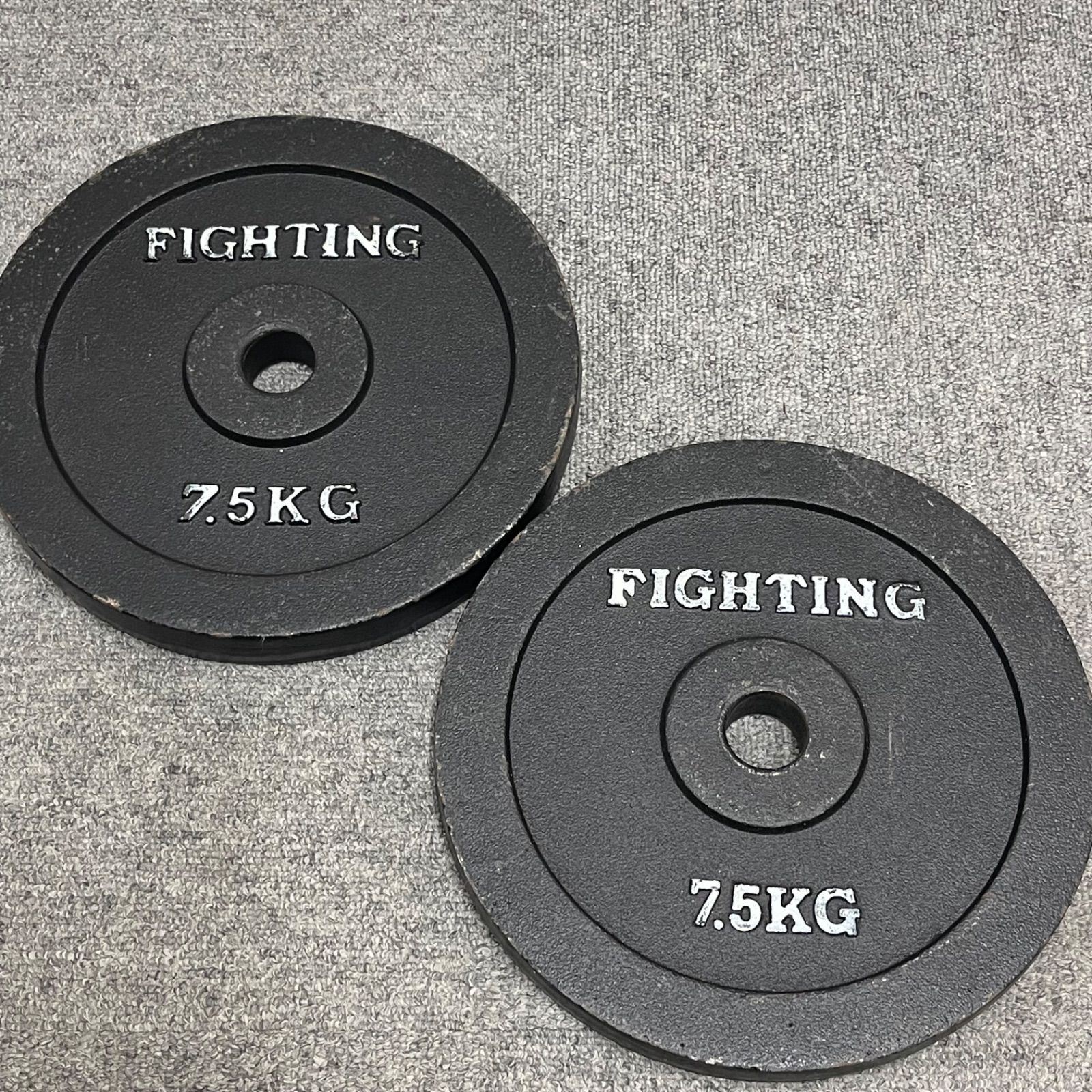 ファイティングロード　15kg プレート ファイティングロード ダンベルプレート15kg2枚+シャフト10kg