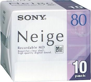 非常に良い SONY 10MDW80NED ミニディスク 80分10枚組