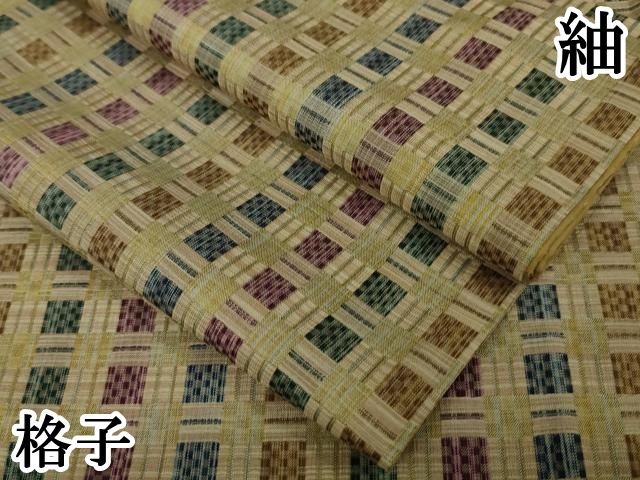 平和屋本店■極上　紬　格子　逸品　DZAA4702kh5 平和屋本店□極上 紬 格子 逸品 DZAA4702kh5 - メルカリ