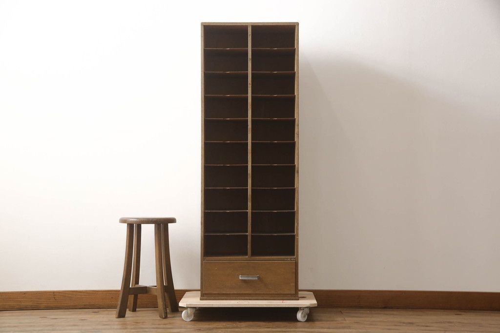 カルテラックカルテ棚レターラック 収納棚書類棚レターケース昭和