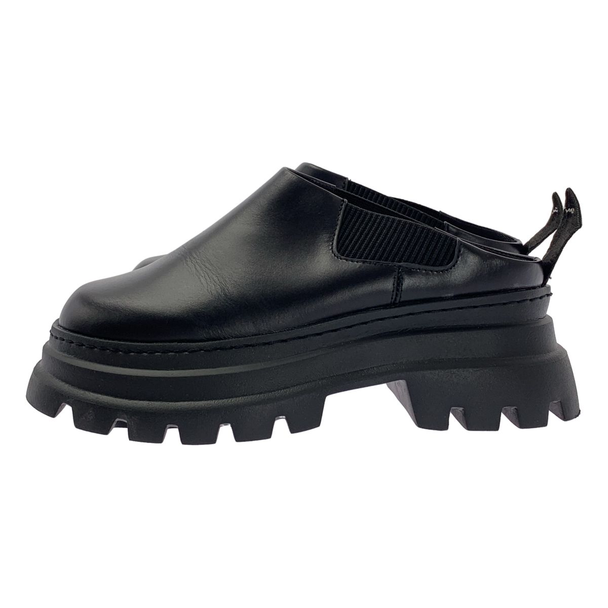 OMMO | オーエムエムオー | VOLUME HEAD SABOT BOOTS サイドゴア サボ ブーツ | ブラック | レディース USTAUSTRALIA_COM_AU