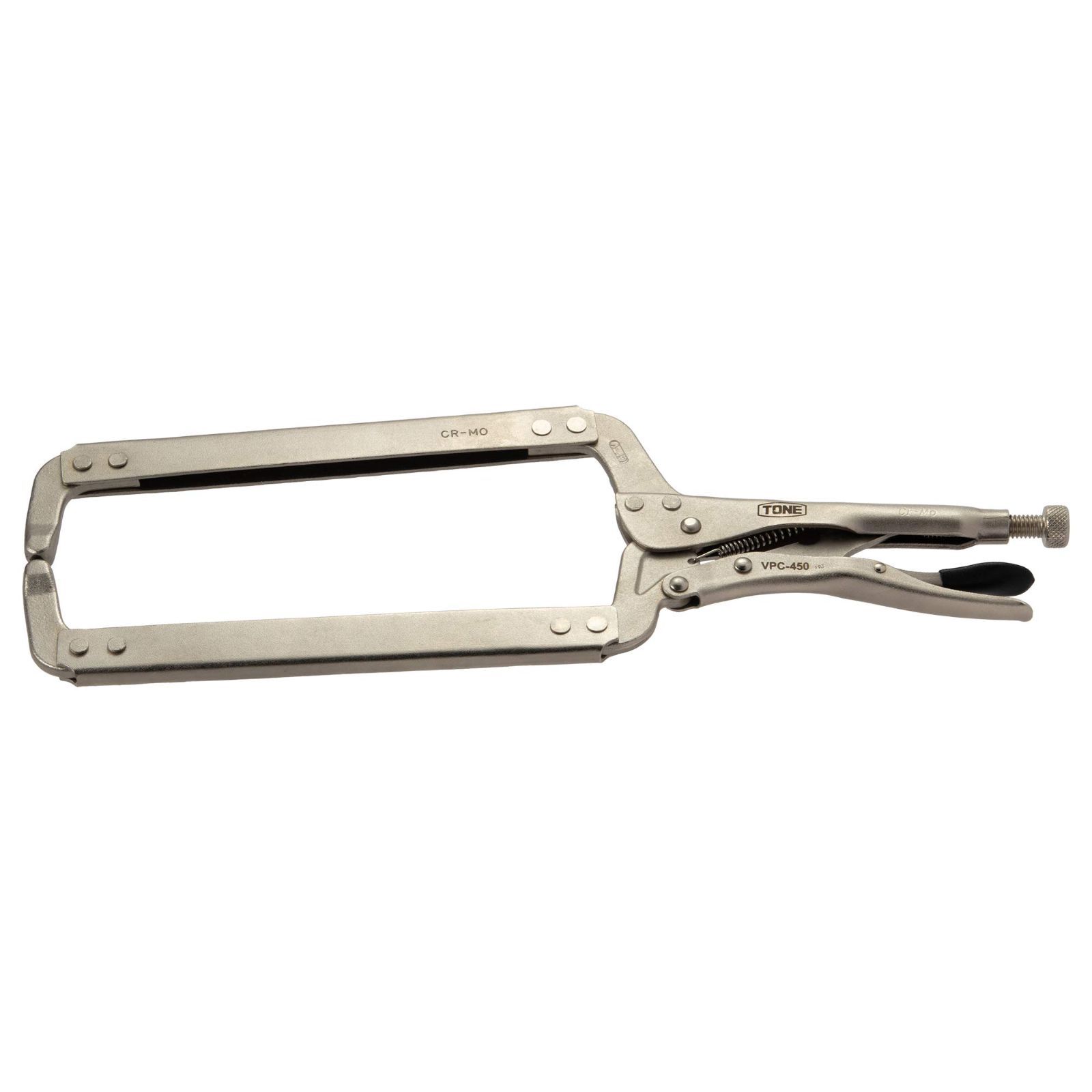Style:VPC-450:C型， 全長:443mm トネ(TONE) グリッププライヤ(C型) VPC-450 全長443mm