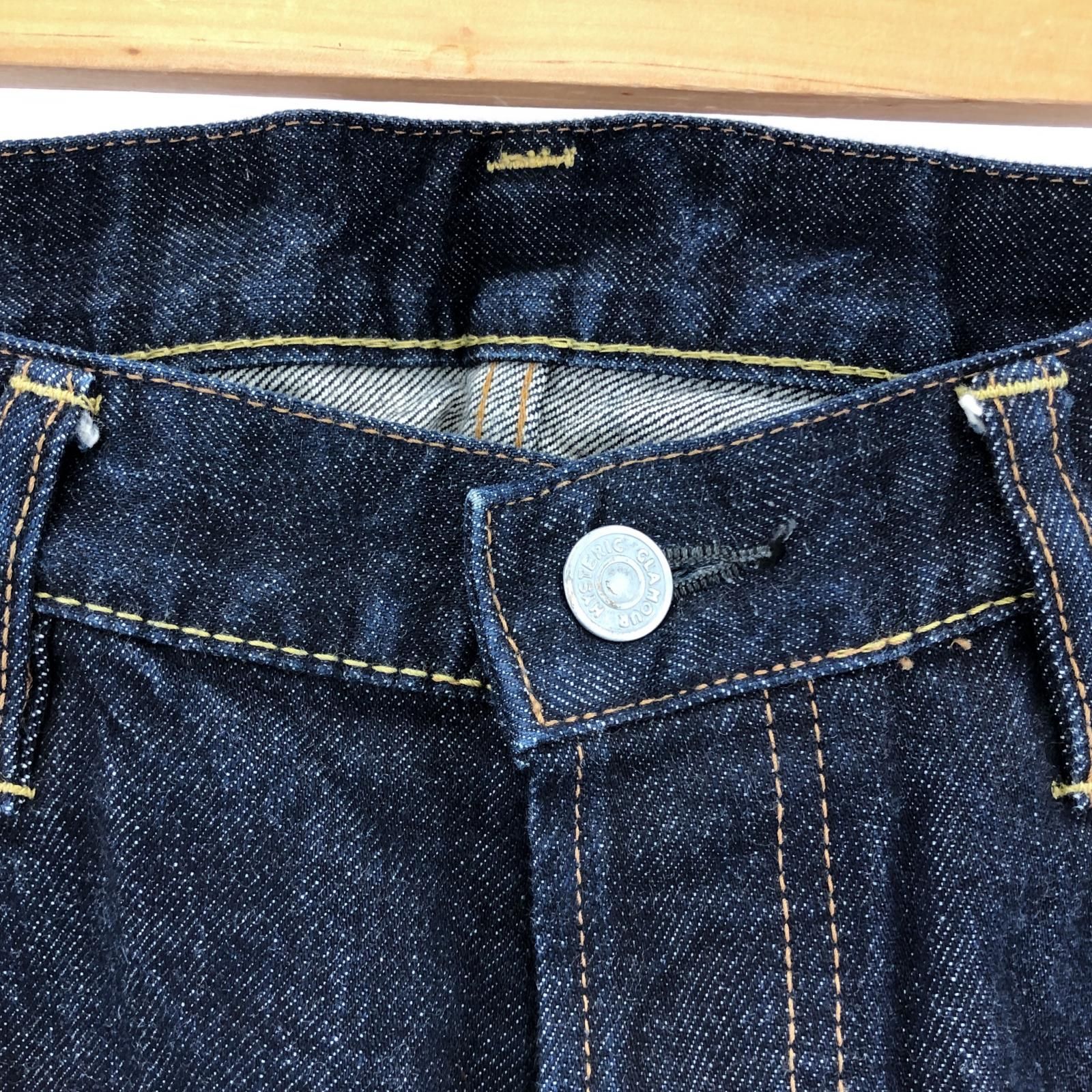 HYSTERIC GLAMOUR ヒステリックグラマー 0201AP10 スタッズデニム 
