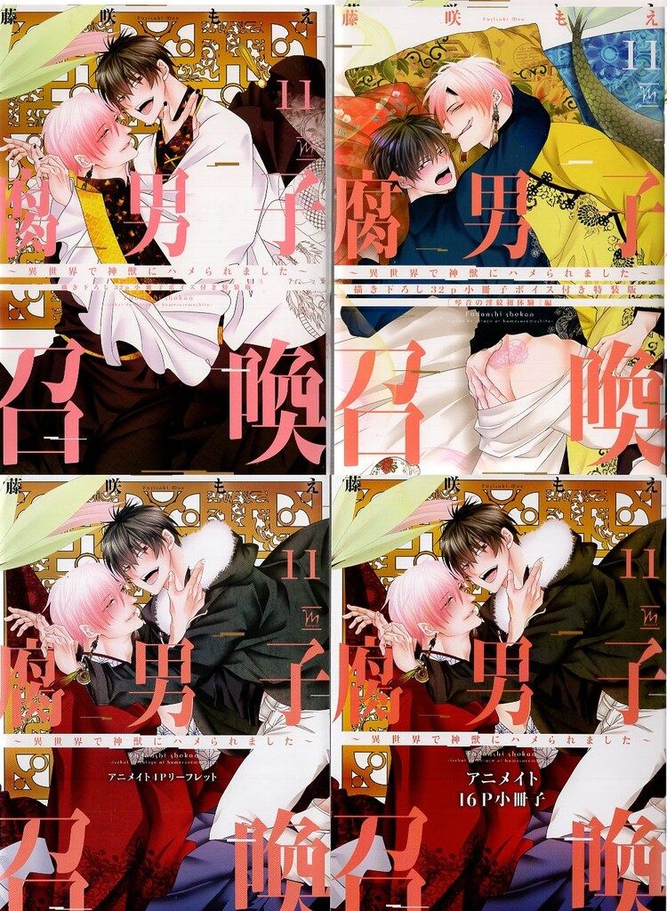 BL腐男子召喚　藤咲もえ　アニメイトコミコミホーリンラブ小冊子駿河屋リーフレット Amazon.co.jp: BL新刊藤咲もえ 腐男子召喚7コミコミ小冊子