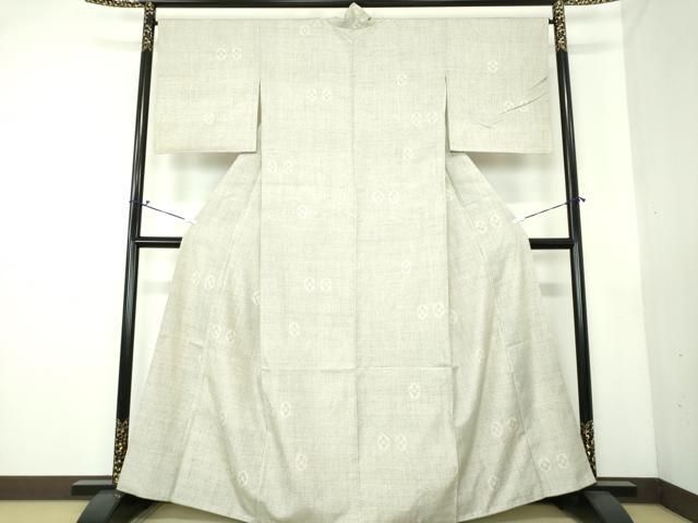 平和屋着物●本場結城紬　重要無形文化財　100亀甲　亀甲文　正絹　逸品　DAAS3379ps 平和屋着物○本場結城紬 重要無形文化財 100亀甲 亀甲文 正絹 逸品