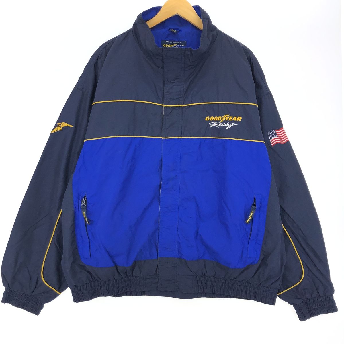 古着 GOOD YEAR レーシングジャケット ナイロンジャケット メンズXXL /eaa424572 【中古】/eaa424572