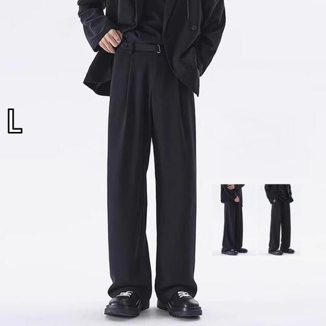 [L]秋冬 コーデ メンズ  服 シンプル ファッション オシャレ 大人 かっこいい 大きいサイズ ストリート 紳士服  アメリカン ストレート スーツ パンツ ハイエンド ワイド レッグ カジュアル 