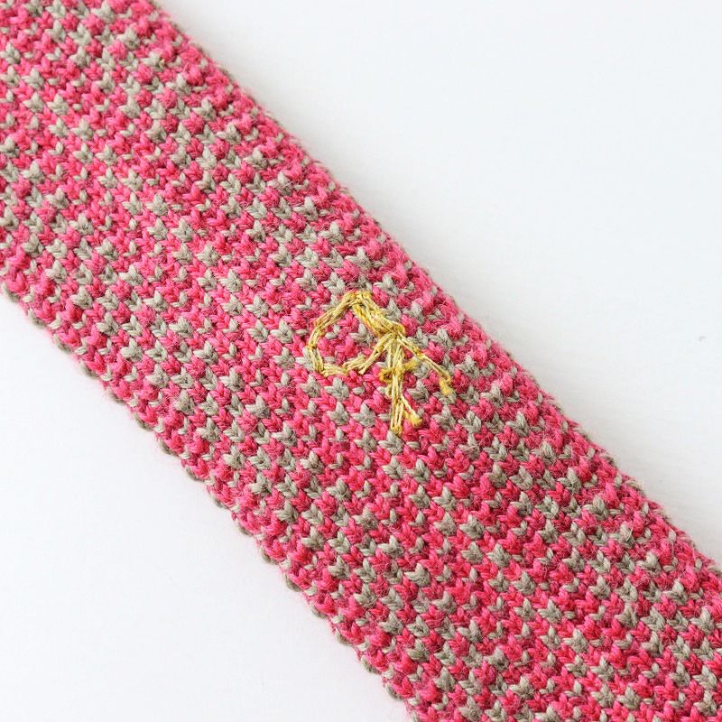 45R 45rpm フォーティファイブアール ニットベルト＼ピンク ストライプ  