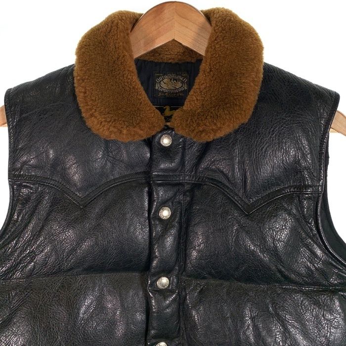 JOE McCOY ジョーマッコイ ホースハイド ダウンベスト ムートンカラー