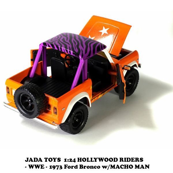 ミニカー Ford Bronco w/Macho Man Randy Savage Amazon.com: 1973 Ford Bronco Pickup Truck with Macho Man