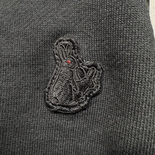 FR2 2024 BLACK RABBITS LOGO HOODIE SIZE-L NFT保有者限定 エフ