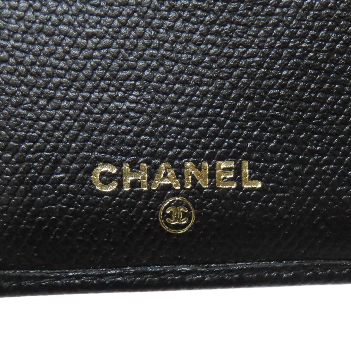 CHANEL シャネル ココボタン カードケース カーフ レディース [中古  