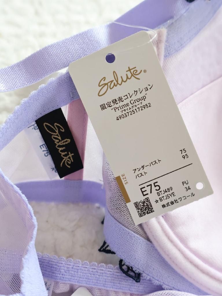 専用！☆ワコール サルート E75・M☆89G 新品】Wacoal Salute ワコールサルート ブラ&ショーツ 89G 平安