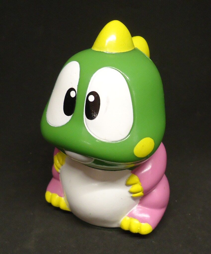 FM-TOWNS版　バブルボブル　バブルン　貯金箱　特典品 タイトー「バブルボブル」バブルン貯金箱/TAITO 