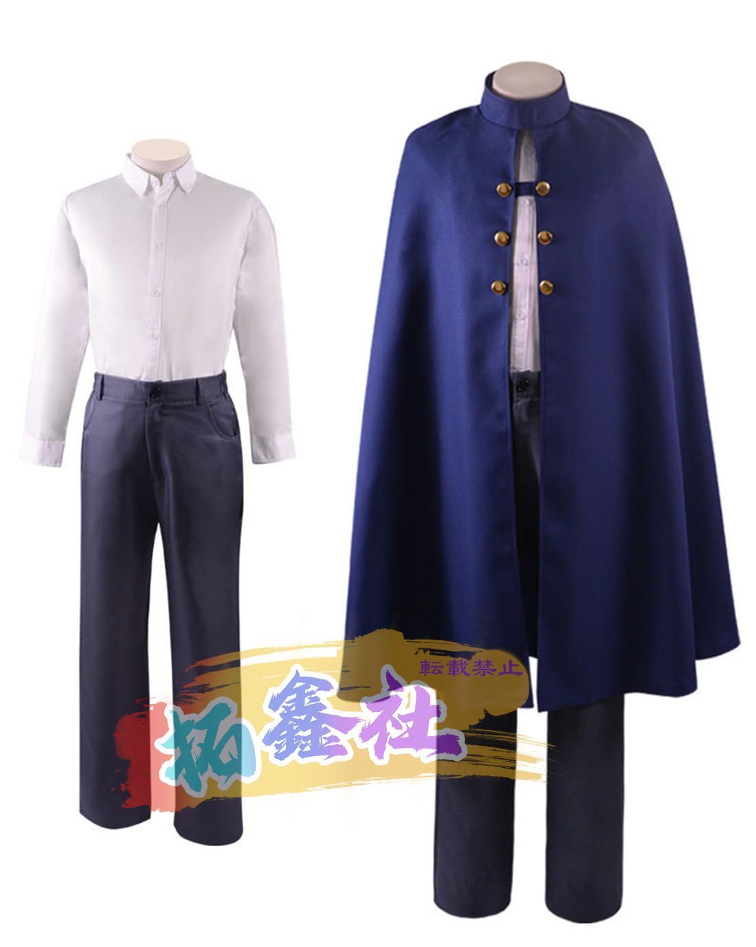 キャラクター衣装 cos服 オーバー ザ ガーデンウォール Over the Garden Wall に適合 Wirt ワート マント セット コスチューム イ