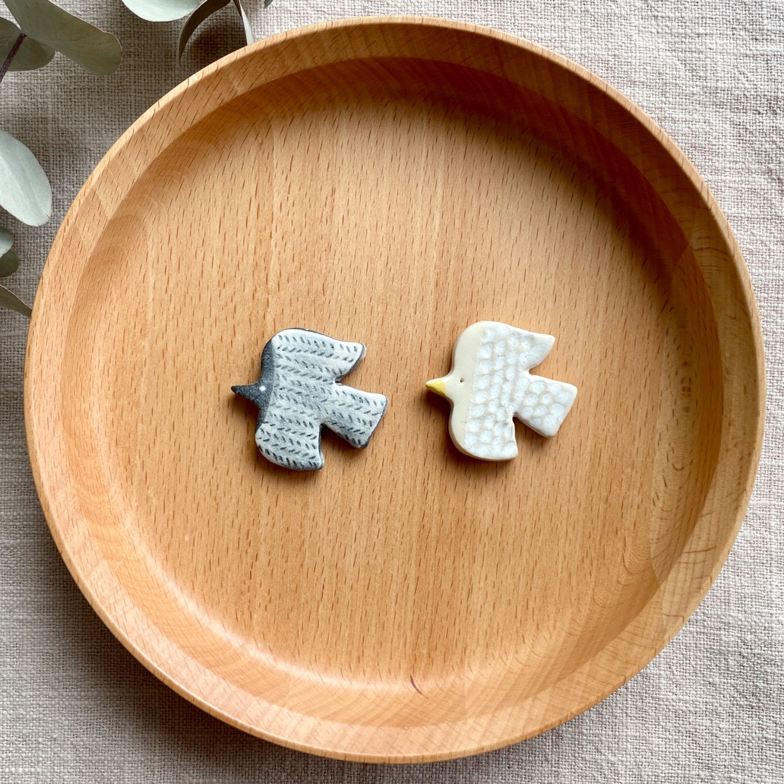 箸置き》鳥さん(黒×白)2個セット✧︎北欧✧︎バーズワーズ - メルカリ 