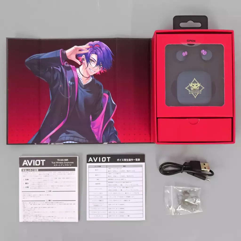 【即購入可】渡会雲雀 イヤホン AVIOT】AVIOT ×『にじさんじ』渡会雲雀の完全ワイヤレスイヤホンが本日