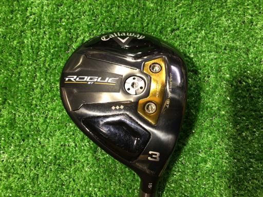 キャロウェイ ROGUE ST ◆◆◆ 3W フェアウェイウッド FW 純正特注シャフト フレックスX メンズ 男性用 右利き 右用 Cランク ゴルフクラブ