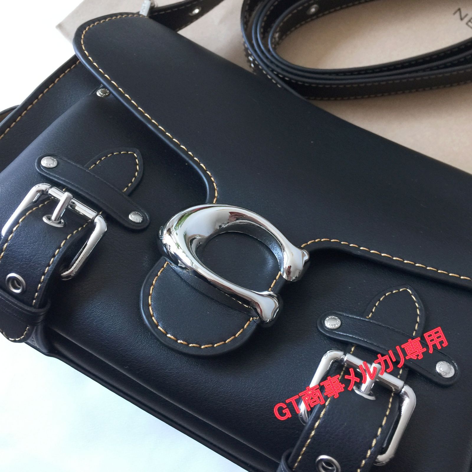 コーチアウトレット】COACHバッグ CT721 ブラック カーゴタビー ワーク 