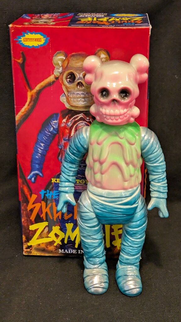 その他 kenth toy works the skull bone zombie KENTH TOY WORKS THE SKULL BONE ZOMBIE 白成型/青/緑/ピンク塗装
