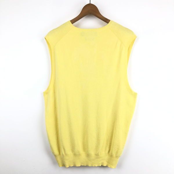 古着】 RALPH LAUREN ラルフローレン コットン ニットベスト ワン